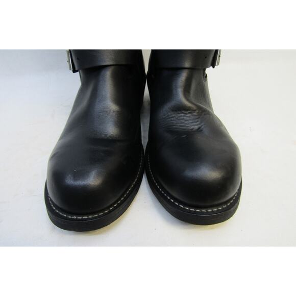 Cody James Mens Size 13 D Black Leather Buckle Cowboy Motorcycle Boots main image 9